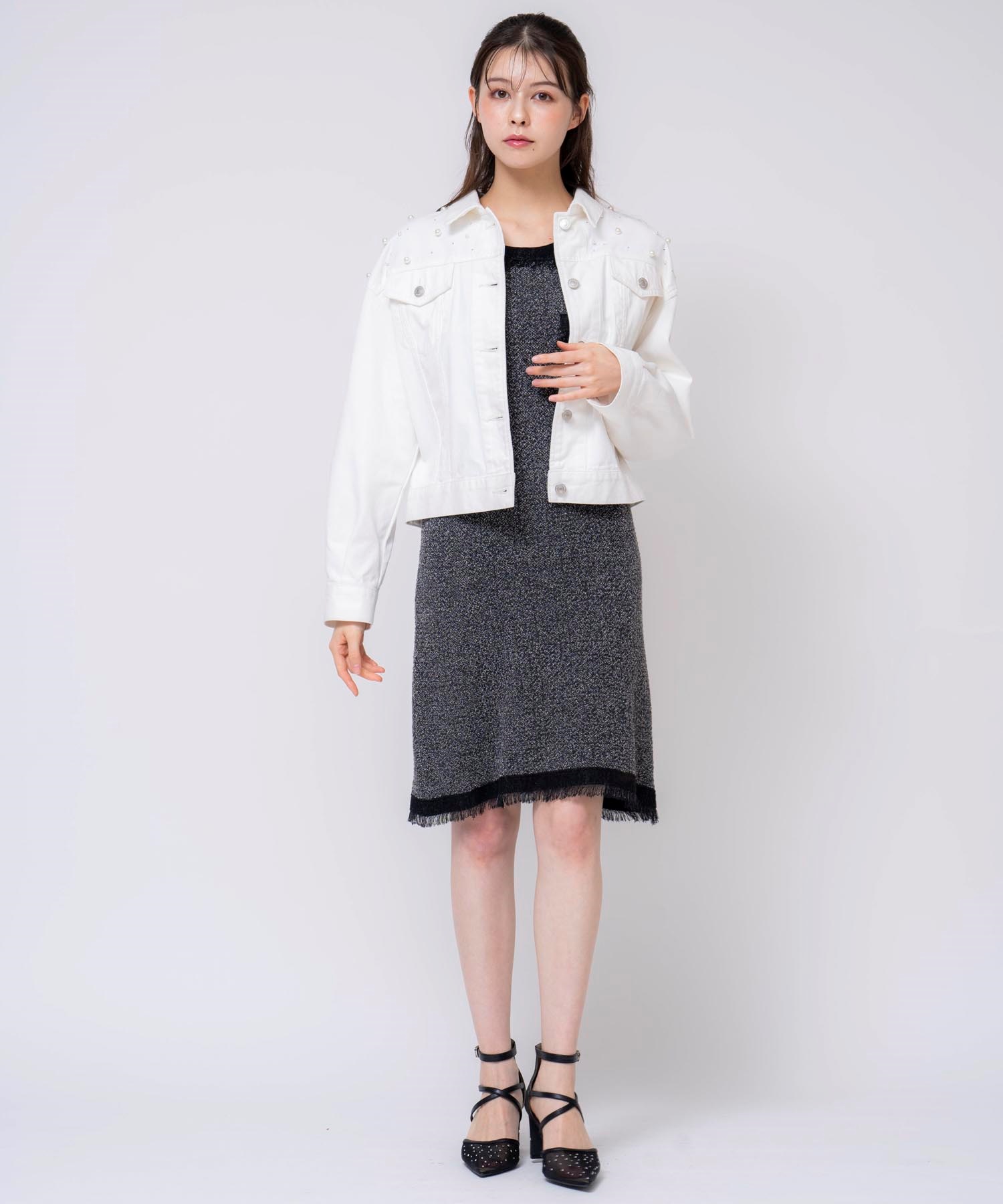 ツイードニットミニワンピ | ミニワンピース | NOELA OFFICIAL WEB STORE