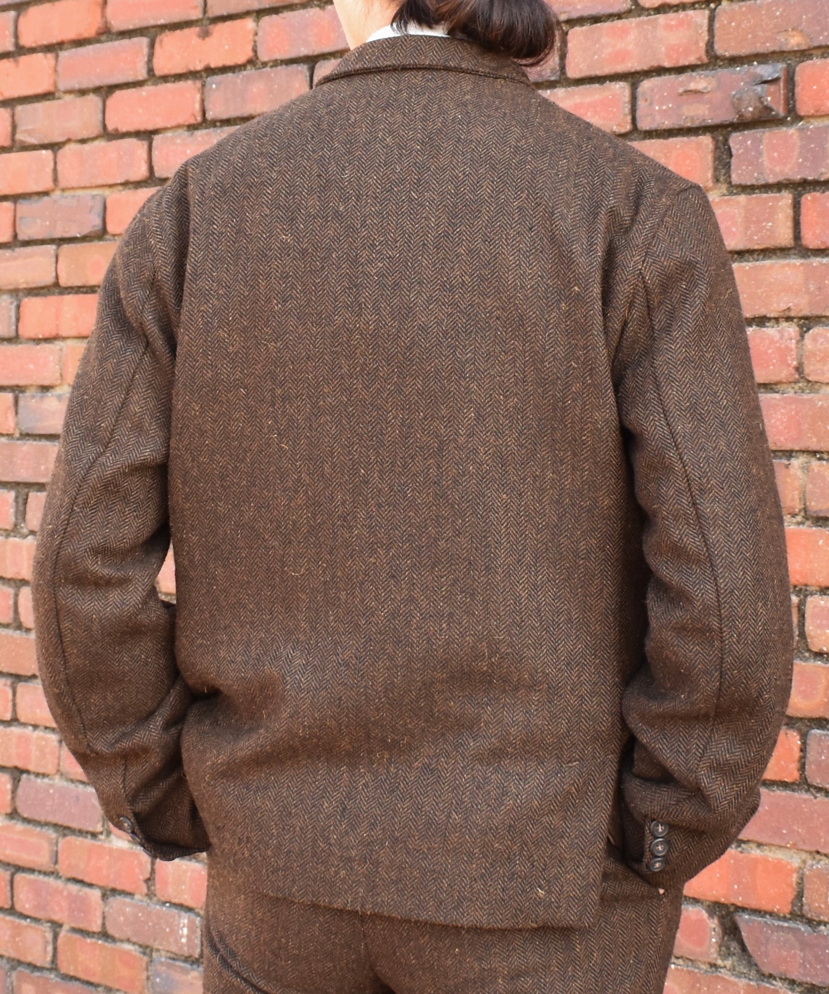 アンカーラペルツイードジャケット[Brown] – Noen