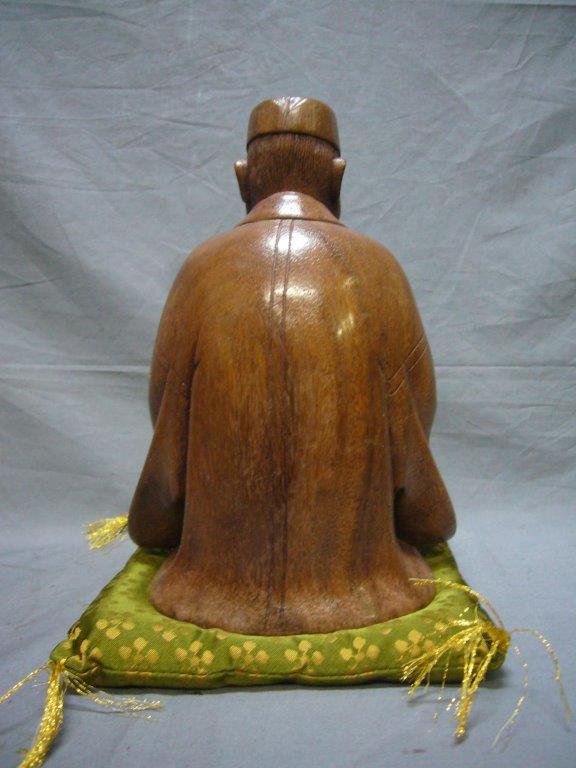 木彫り-千利休座像