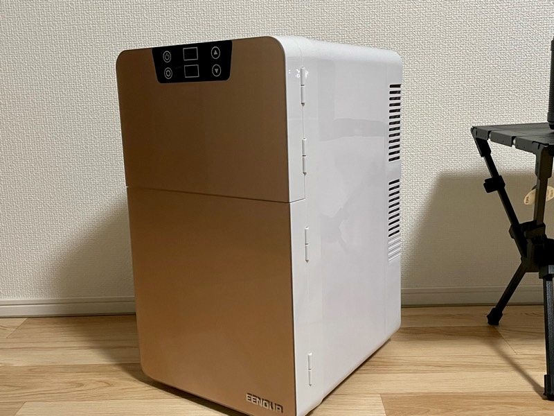 EENOUR ポータブル冷温庫20L レビュー】寝室のプライベート冷蔵庫にも
