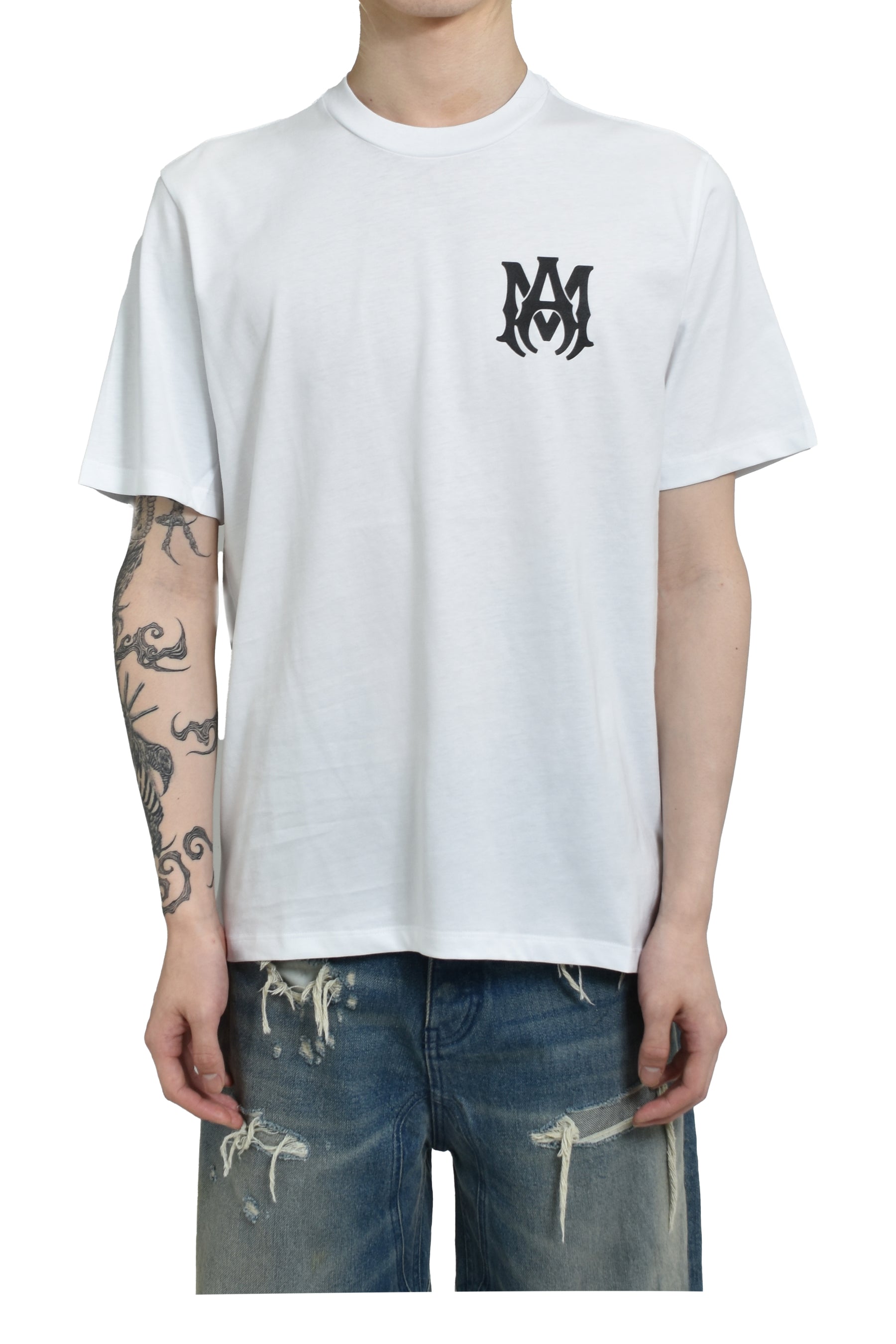 AMIRI アミリ SS25 MA CORE LOGO TEE / WHT - NUBIAN