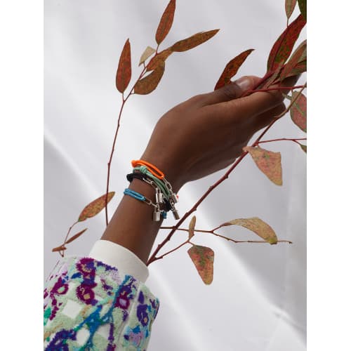 ルイ・ヴィトン】「シルバー・ロックイット」チャームのブレスレット