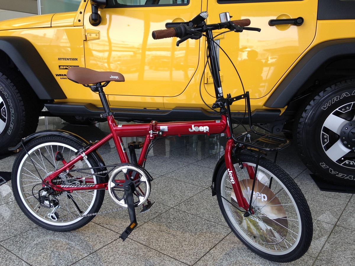 折りたたみ自転車って。。。いいね！！｜ジープ札幌東スタッフブログ