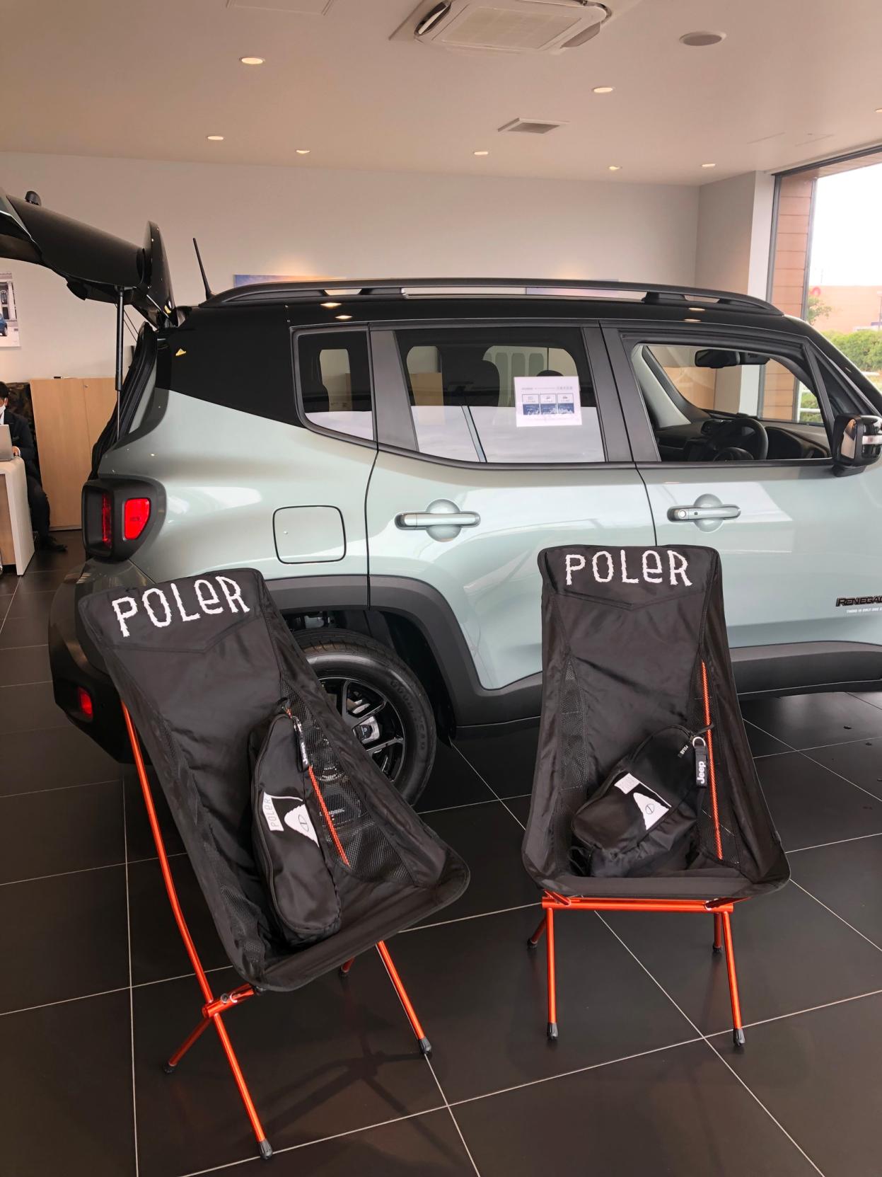 ジープ JEEP POLAR キャンプ用 チェア 2点セット ジープ JEEP POLAR
