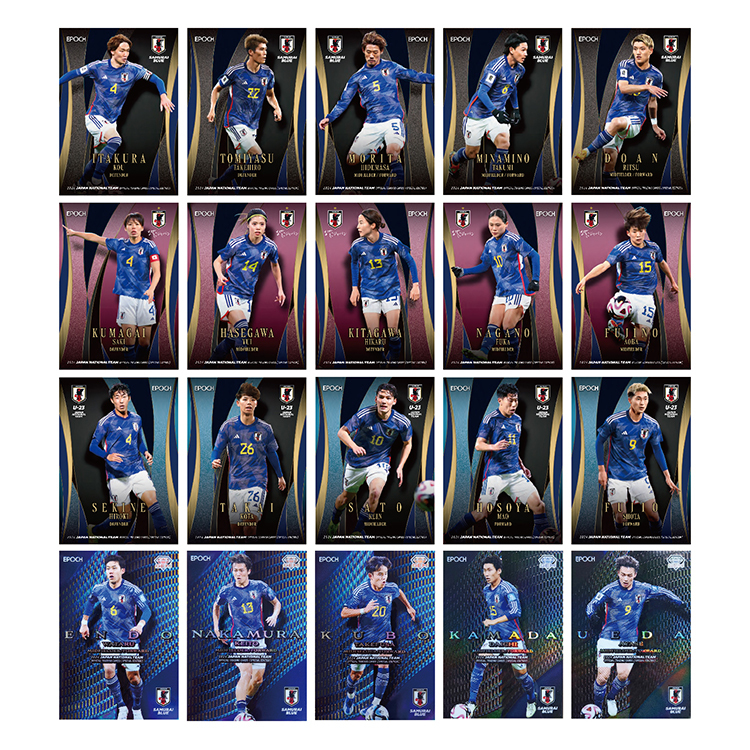 SALE】2024 サッカー日本代表 オフィシャルトレーディングカード