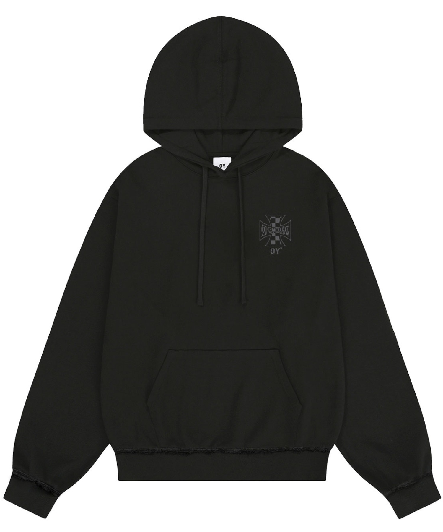 OY/オーワイ』 CHECK CROSS HOODIE/チェッククロスプルオーバー