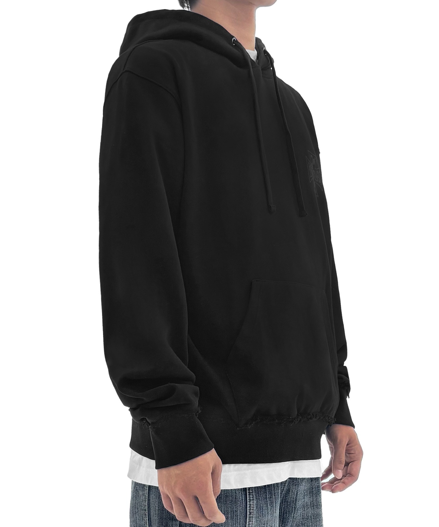 OY/オーワイ』 CHECK CROSS HOODIE/チェッククロスプルオーバー