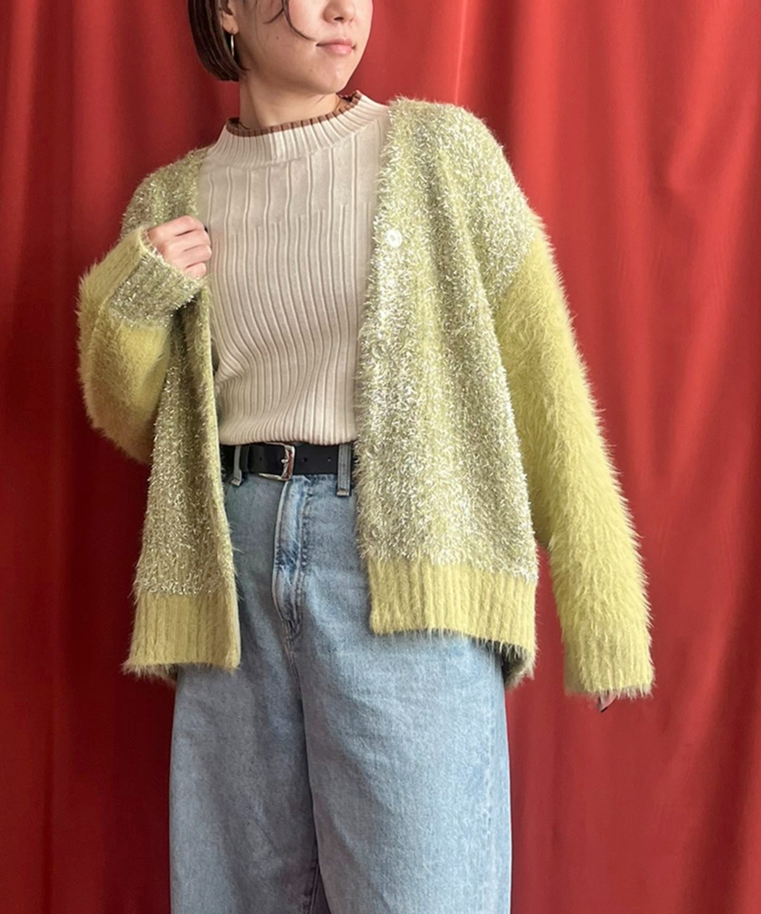 GALER I E V IEの麻ニットベルト GALER I E V IEの麻ニットベルト