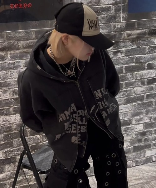 A'GEM/9 × .kom 『NOMANUAL/ノーマニュアル』D.F.L HOODIE ZIPUP/D.F.L