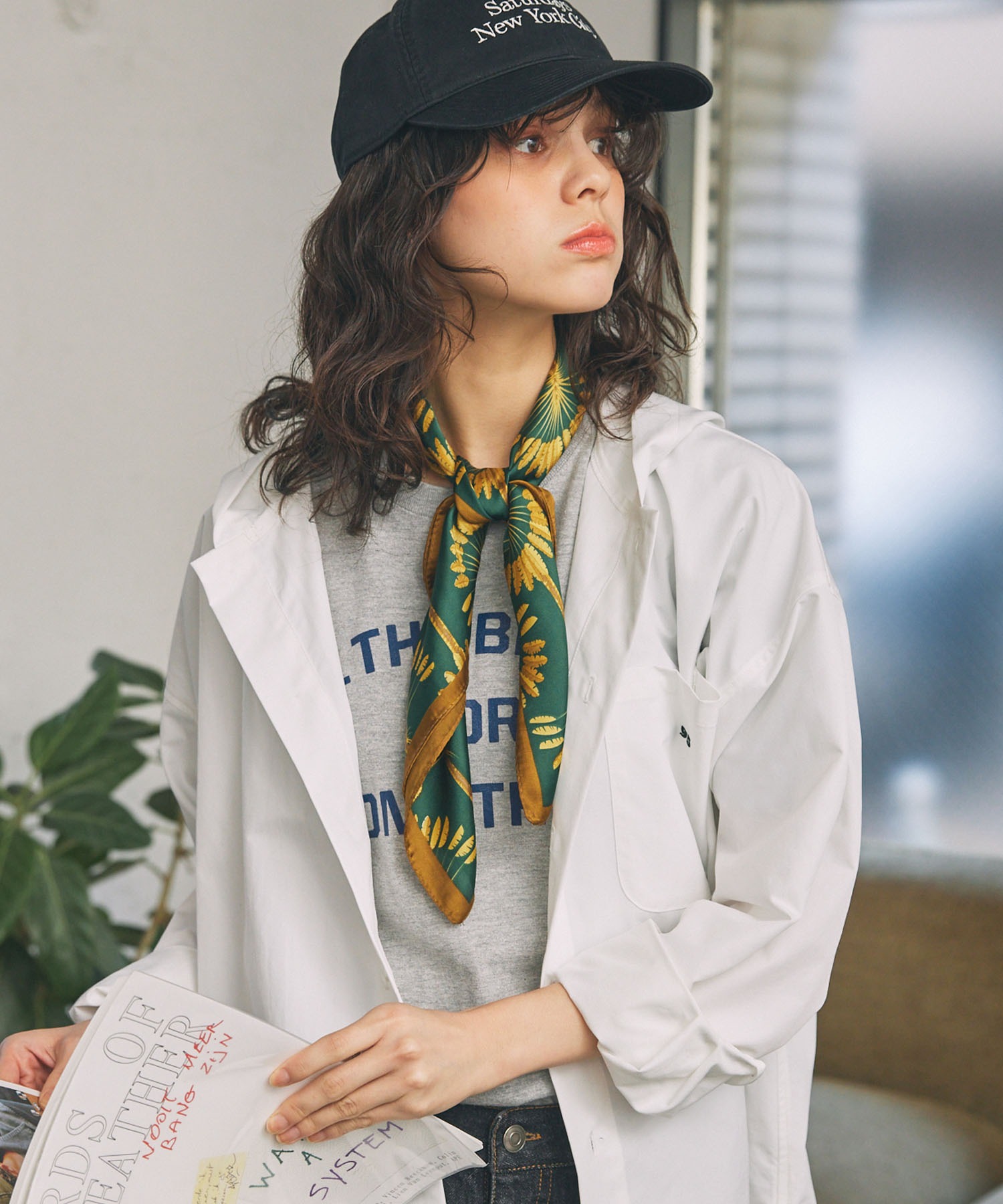 アソート ヴィンテージライク 大判マルチ スカーフ MONO-MART LADY'S