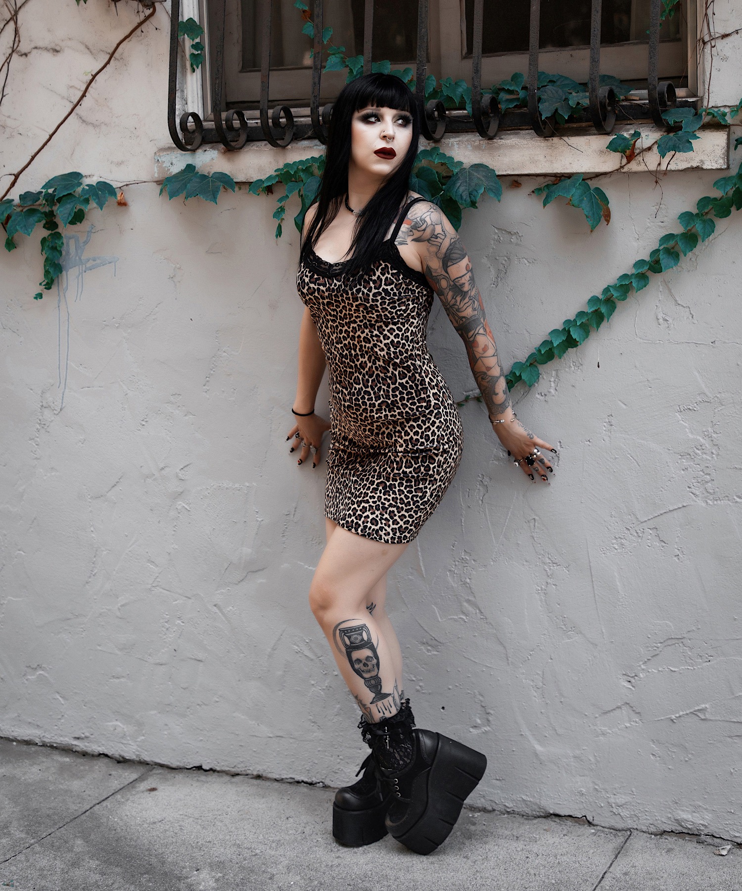 蜘蛛の巣モチーフ 厚底レースアップシューズ Charla Tedrick│Jeffrey