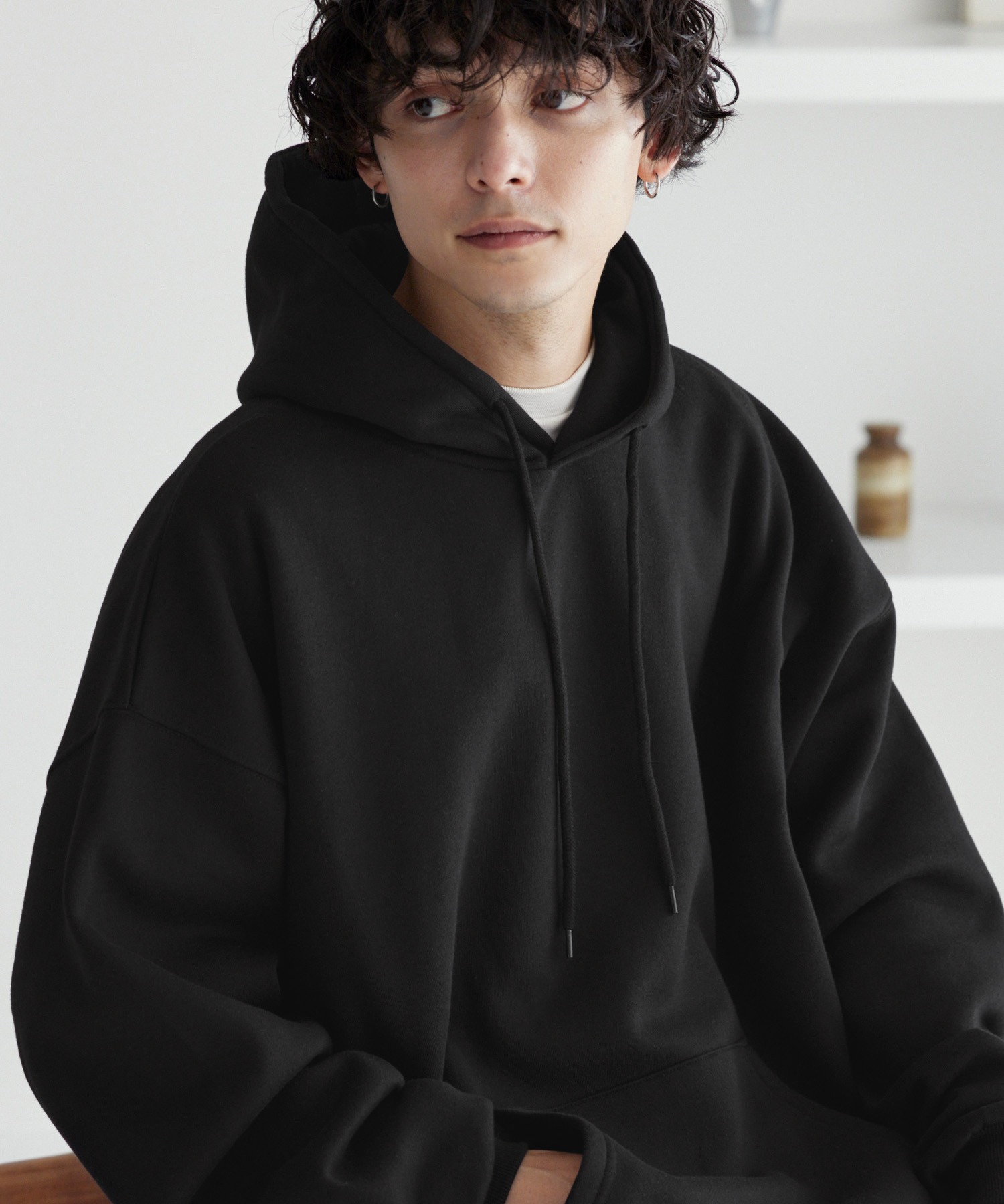 ヘビーウェイト裏起毛スーパービッグシルエットカラープルオーバー