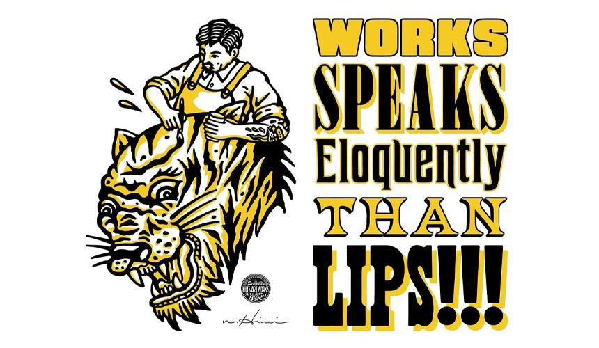 NUTS ART WORKS “WORKS SPEAKS ELOQUENTLY THAN LIPS!!!” | OLD JOE BRAND