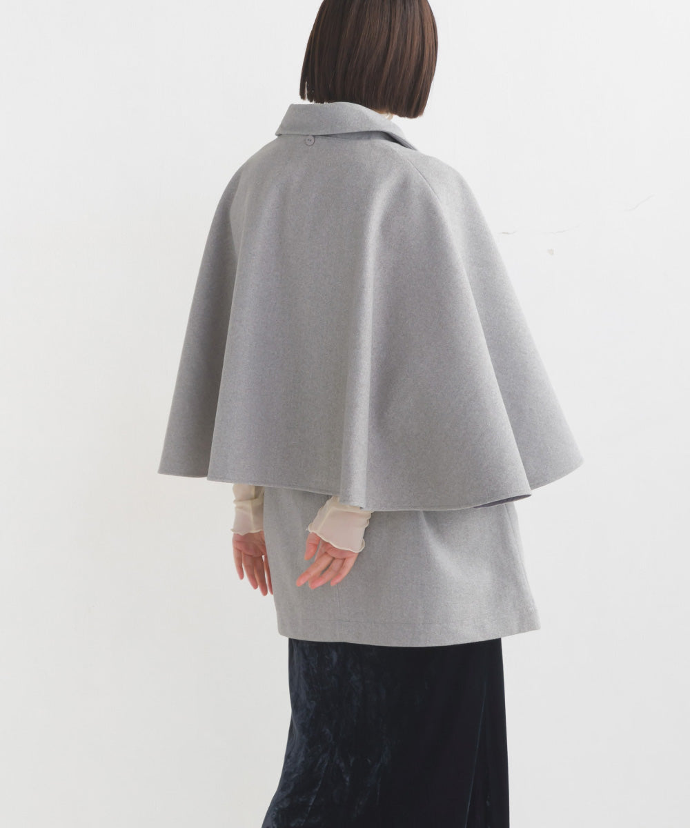 OMNES】ニットモッサ マルチウェイケープコート【1523-7186】