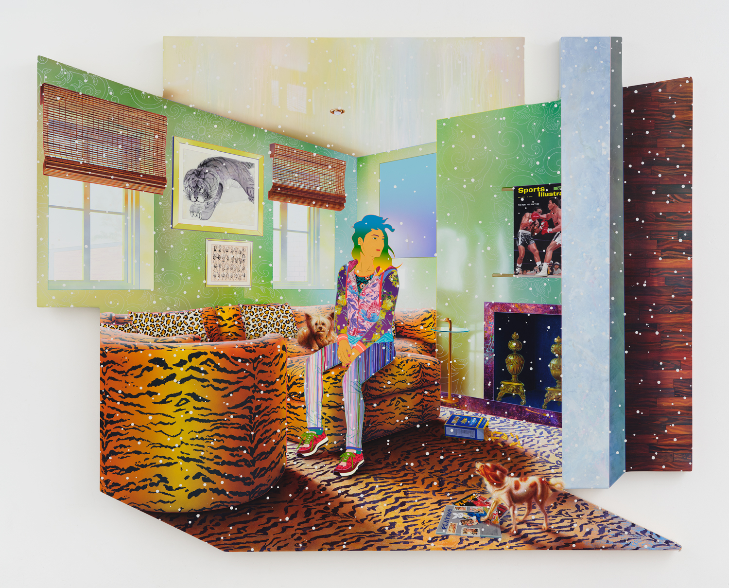 現代美術家 松山智一 個展「Tomokazu Matsuyama: Morning Sun」が