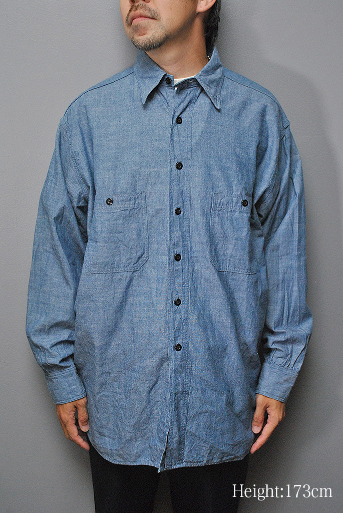A.PRESSE BB Washed Chambray Shirt