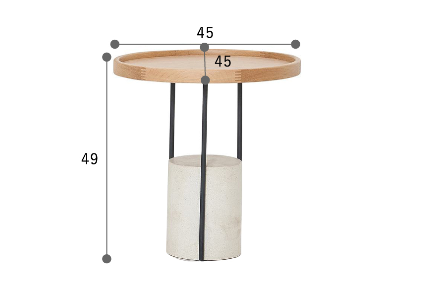 モーダ・エン・カーサ クローチ テーブル / CLOCH table