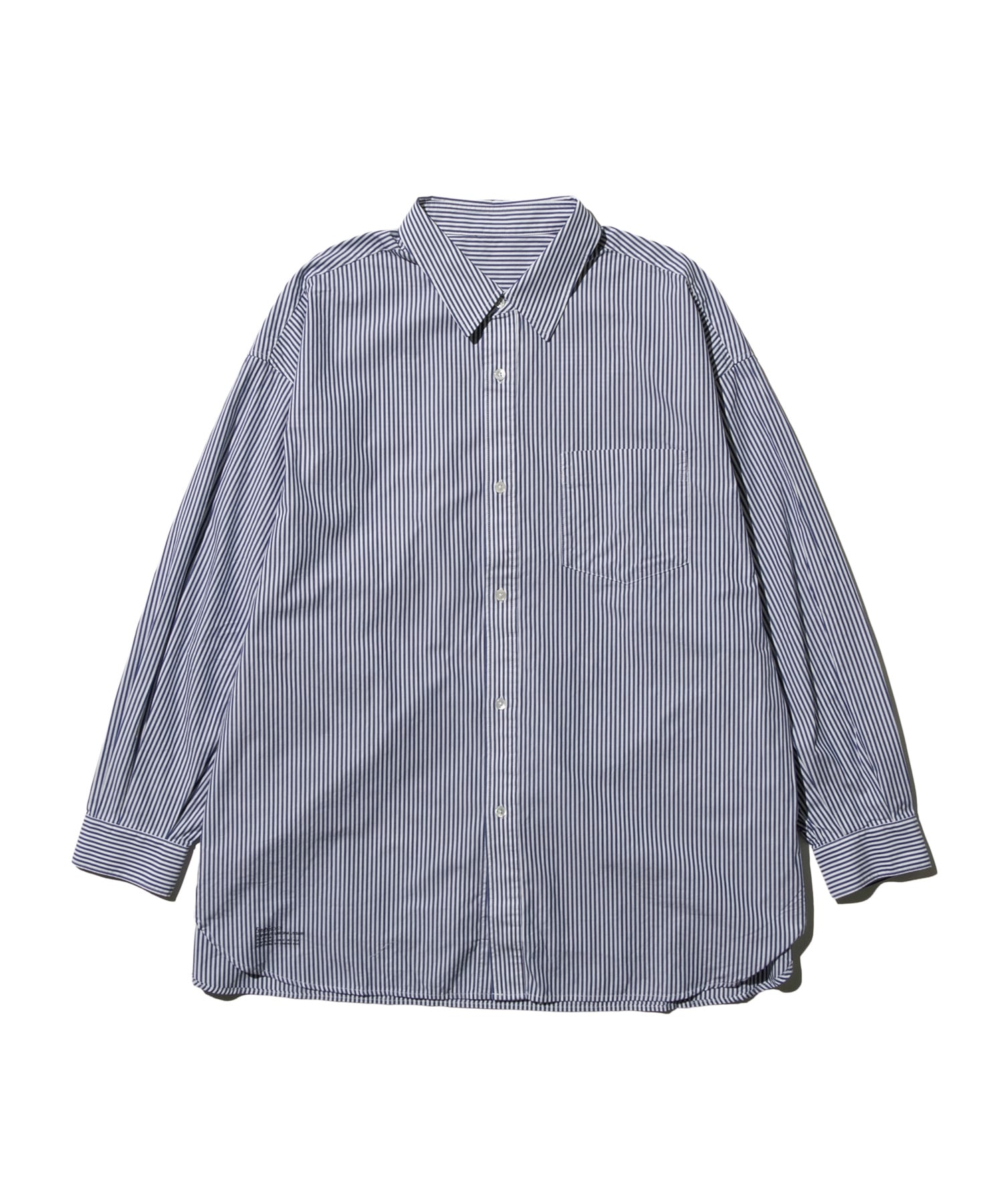 Fresh Service CORPORATE UNIFORM L/S SHIRT Blue Stripe/ フレッシュ