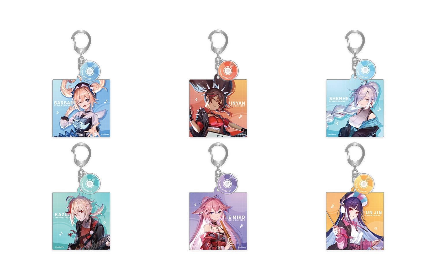 原神】2022オンラインコンサートシリーズ アクリルキーホルダー(楓原