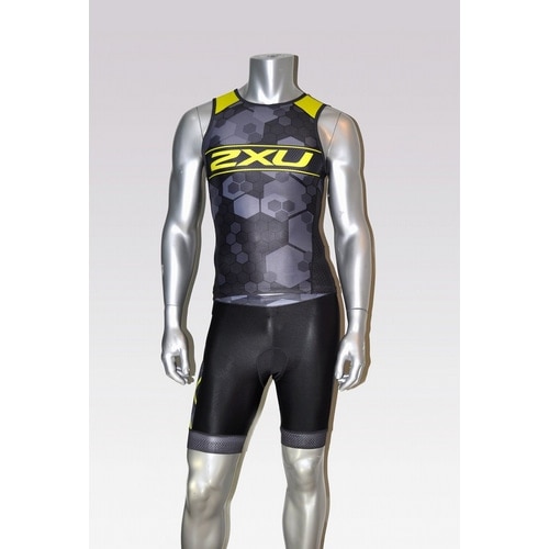 2XU ( ツータイムズユー ) 半袖ジャージ ノースリーブ X-VENT REAR ZIP