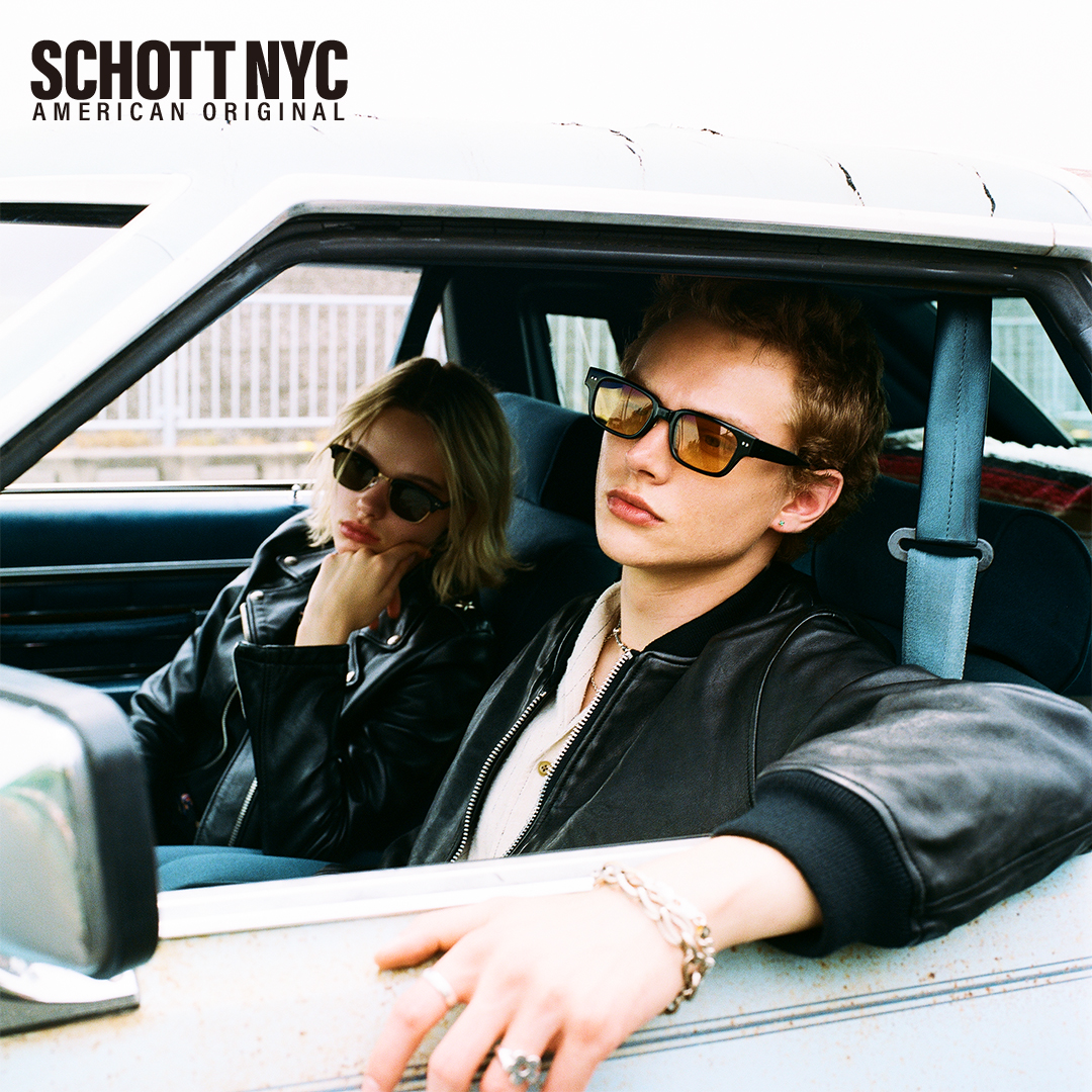 Schott 04 OLIVER ブラック（ダークグレー） 50(ブラック