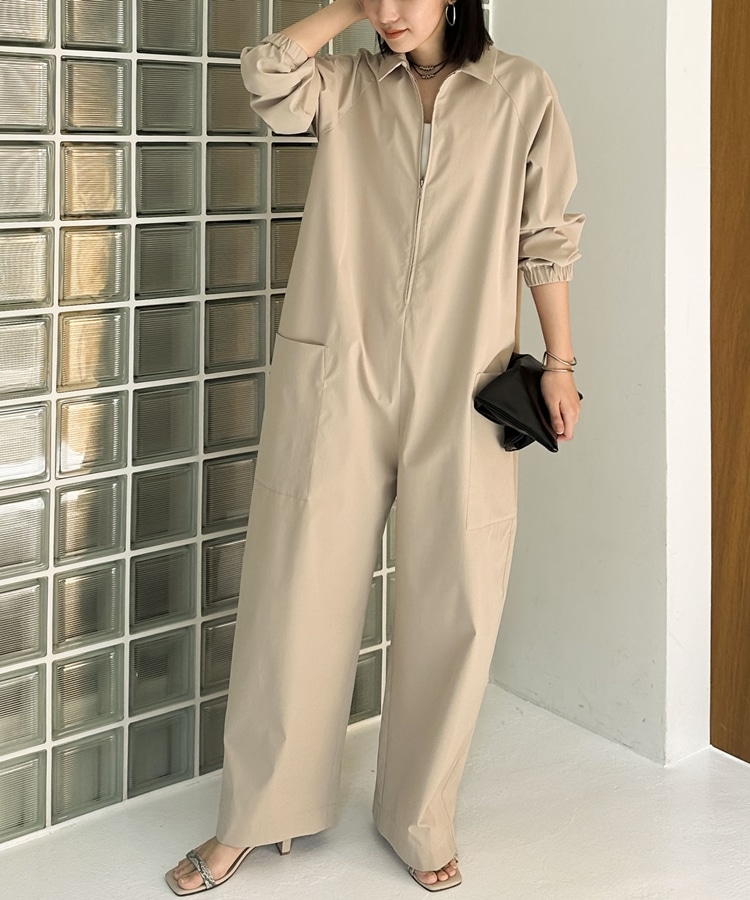 ZIPオールインワン(F BEIGE): オーバーオール｜PMbox P&M OFFICIAL