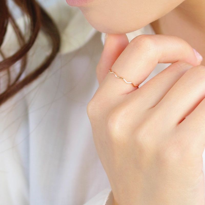 リング ニッケルフリー メタル ウェーブ 1号 3号 5号 9号 11号 13号 15