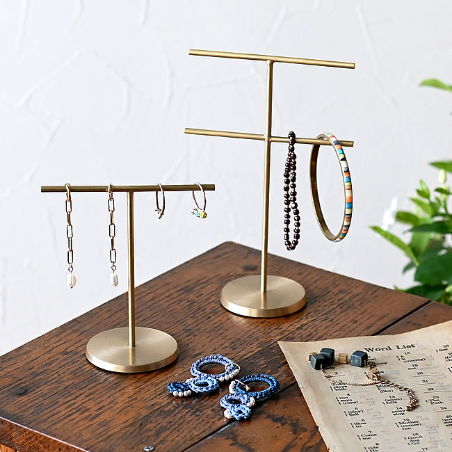 BRASS アクセサリースタンド ナチュラルインテリア 生活雑貨の通信販売