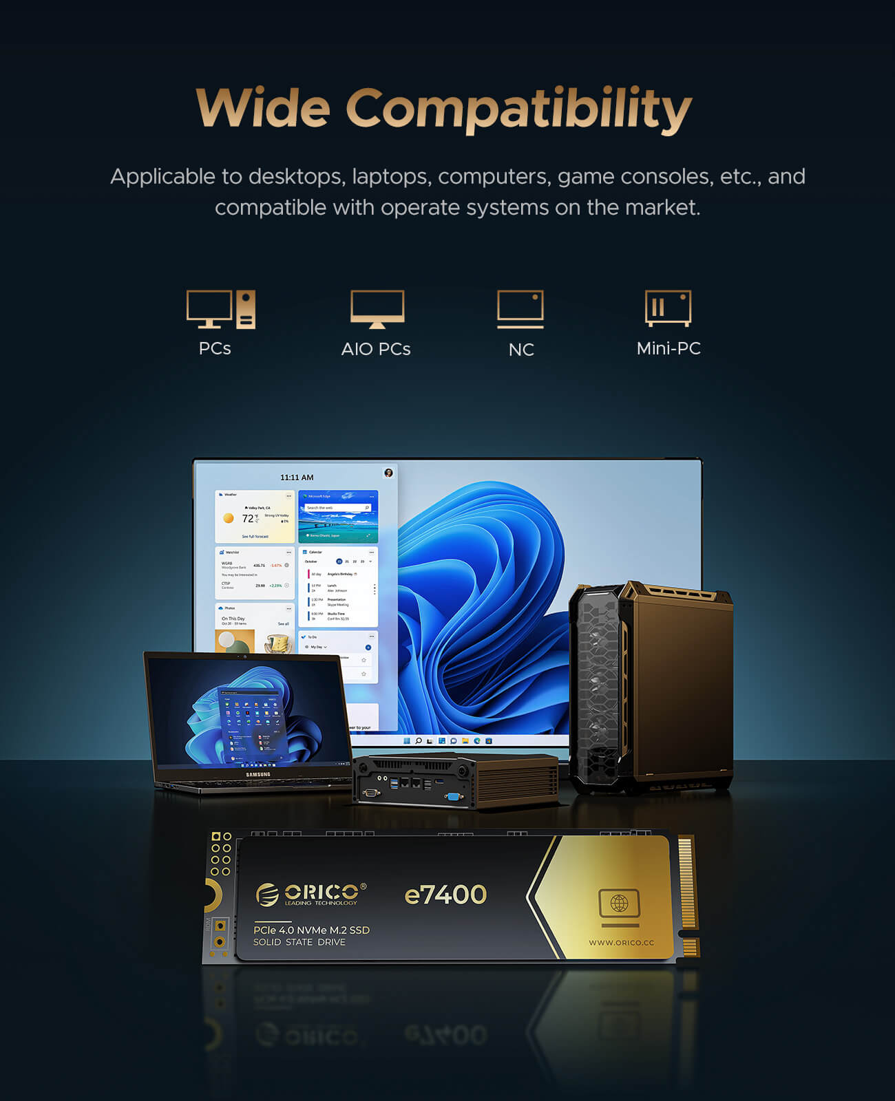 ORICO e7400 M.2 NVMe SSD