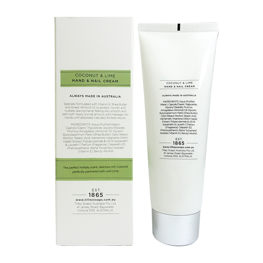 ココナッツ&ライム・ハンド&ネイルクリーム（Tilley）通販｜ボディケア