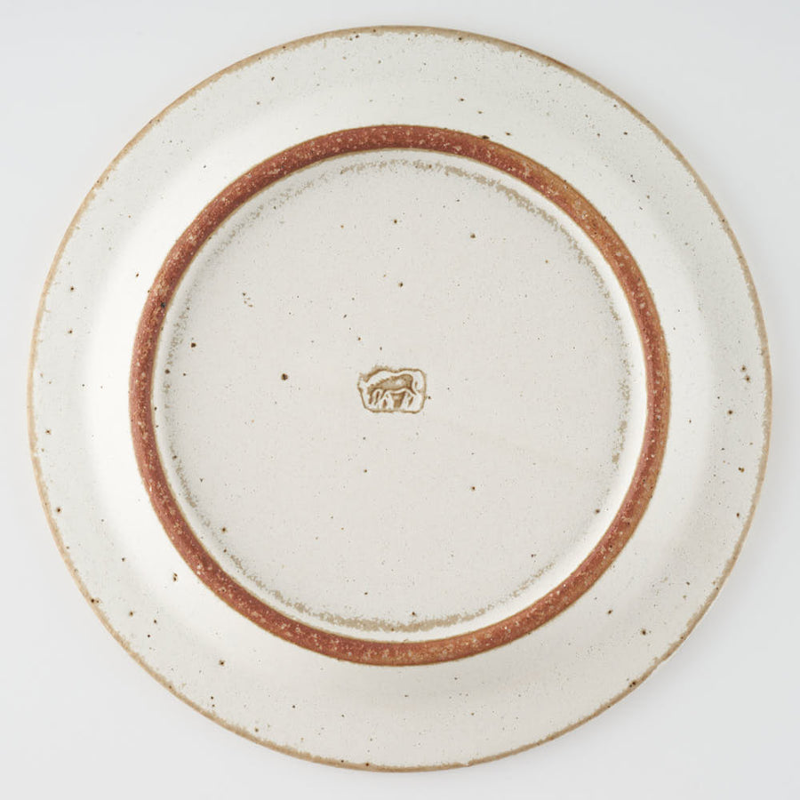 作家 長谷川哲也 洋皿18cm(白) ¥3,850 大人の焼き物