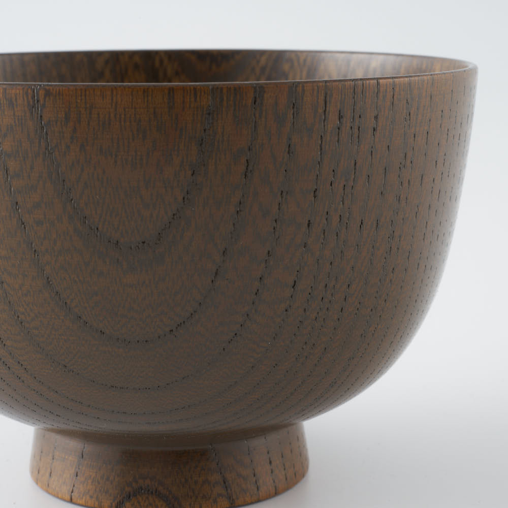 白鷺木工 サブロク椀 仙才 欅 漆グレー ¥4,180 大人の焼き物