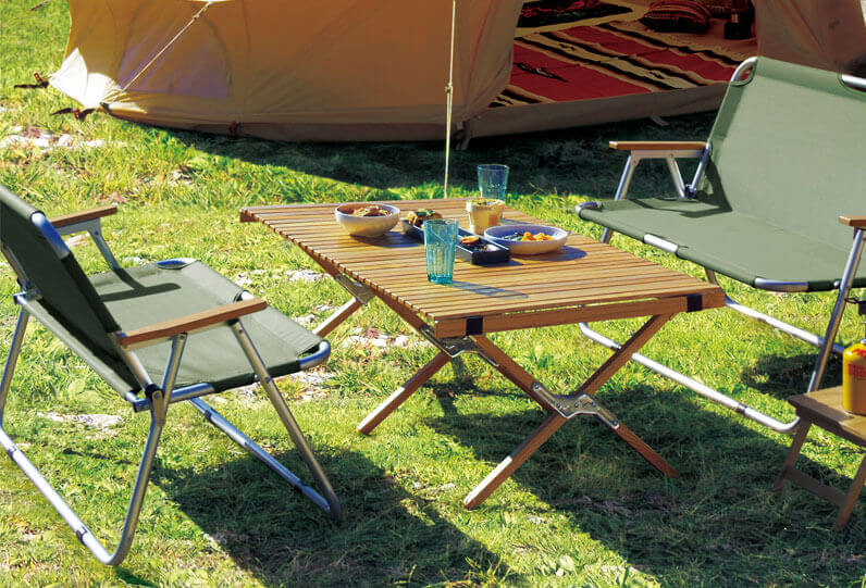 WOOD ROLL TOP TABLE | OUTPUT LIFE