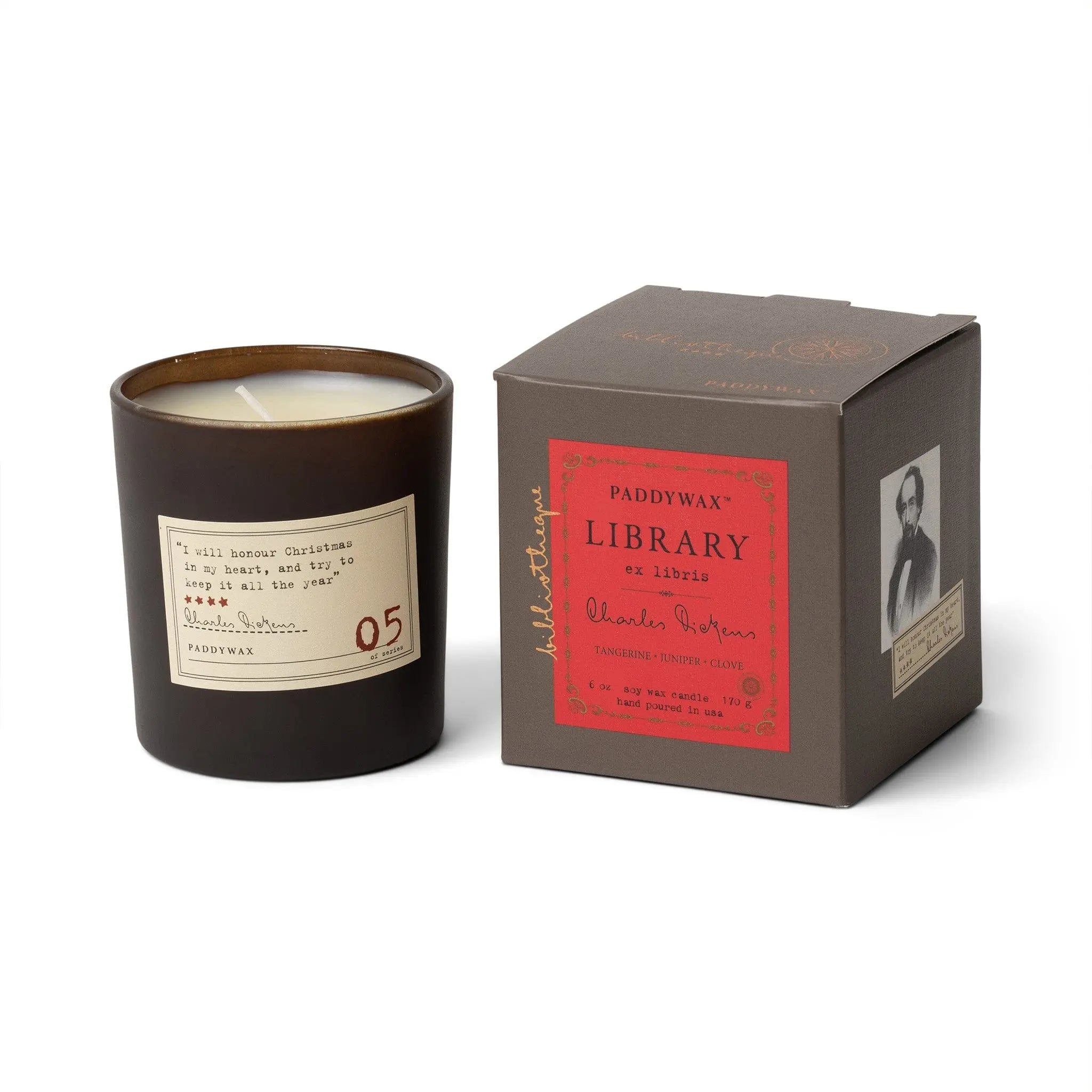 Charles Dickens - Library Candle 6 oz - Paddywax