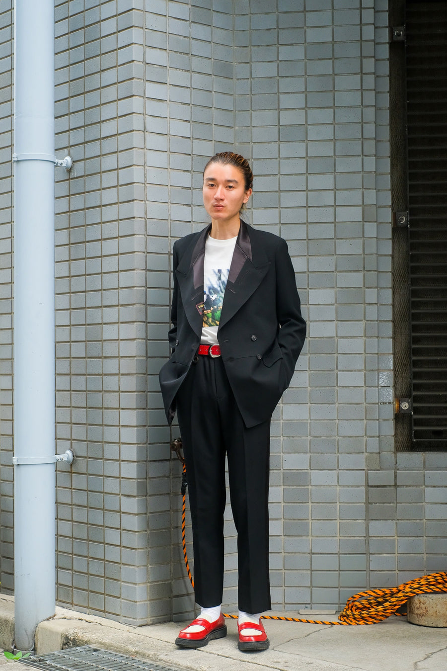 SOSHIOTSUKI(ソウシオオツキ)のINSIDE LAPEL JACKET BLACKの通販