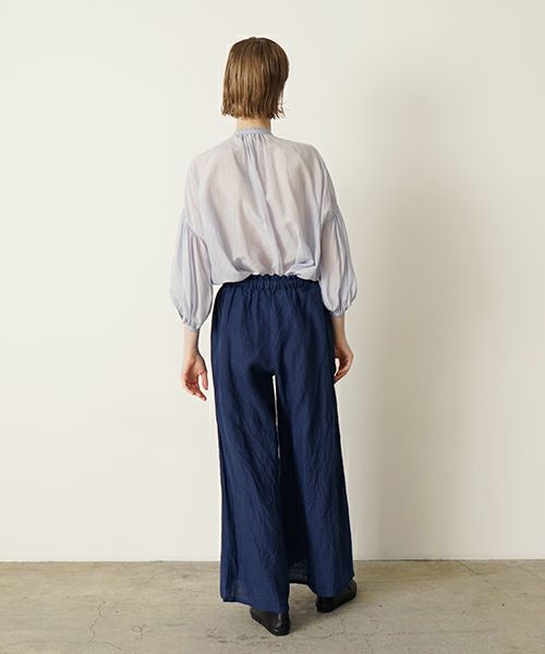 suzuki takayuki スズキタカユキ garthered pantsⅠ[T001-17/black]