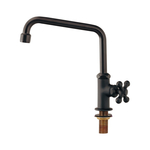 700-768-D カラー泡沫立形自在水栓（マットブラック） トイレ 手洗い