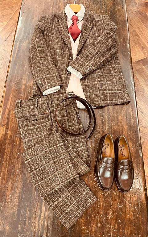 PAPAS『ブークレツイードジャケット』 ｜ PAPAS COMPANY｜パパス