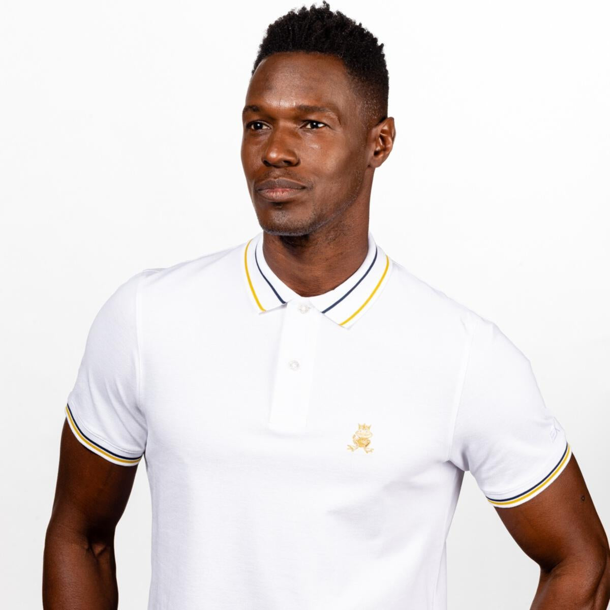 Solid White Diego Polo by EightX – Paul Malone