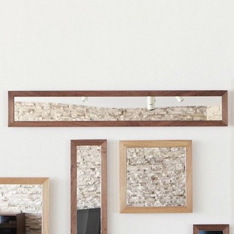 オルロ ウォールミラー(21×126cm) | ヒラシマ(HIRASHIMA) | おしゃれな