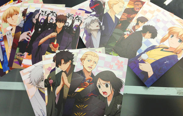 Fate/Zeroコミックマーケット83ufotable謹賀新年セット＋おまけ