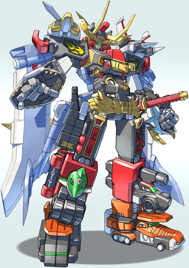 ゴーオンジャーとシンケンジャーから、炎神大将軍慈威闘得武（エンジン