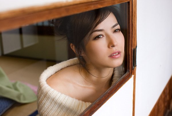 真珠夫人　肖像画　横山めぐみ　油絵　肉筆