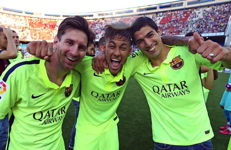 歴史に残るトリオ】 バルサの“MSN”が今季120得点…スペインサッカー史上