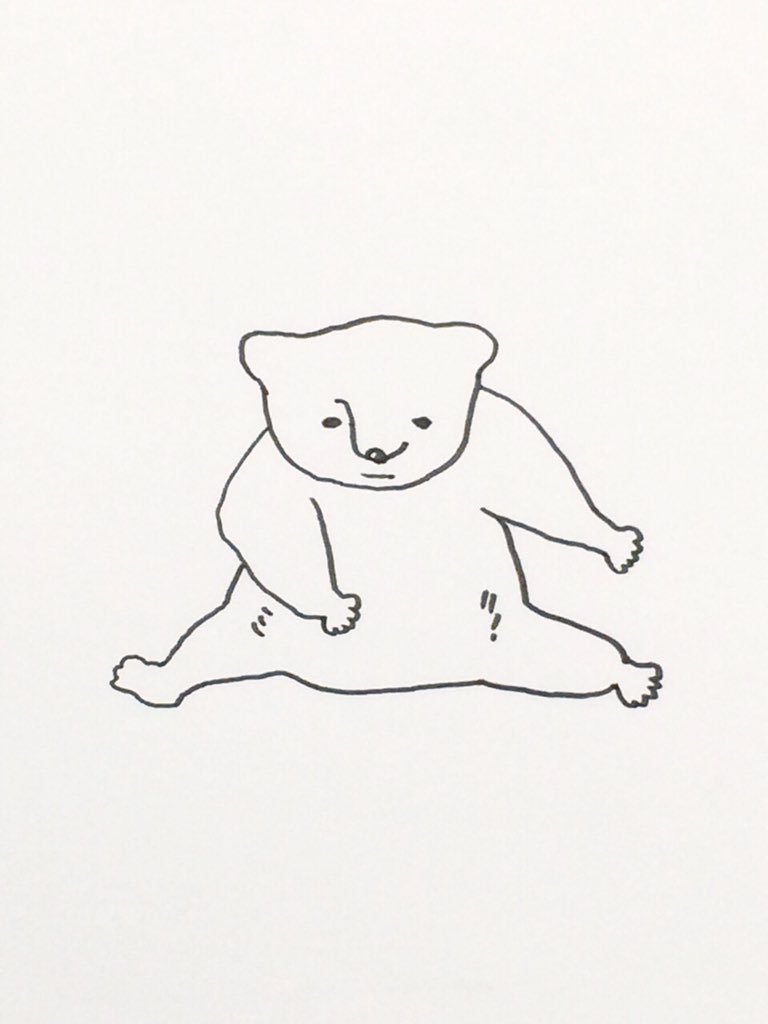 どうでしょう？四ノ宮さんから頂いた白いくまのぬいぐるみです。