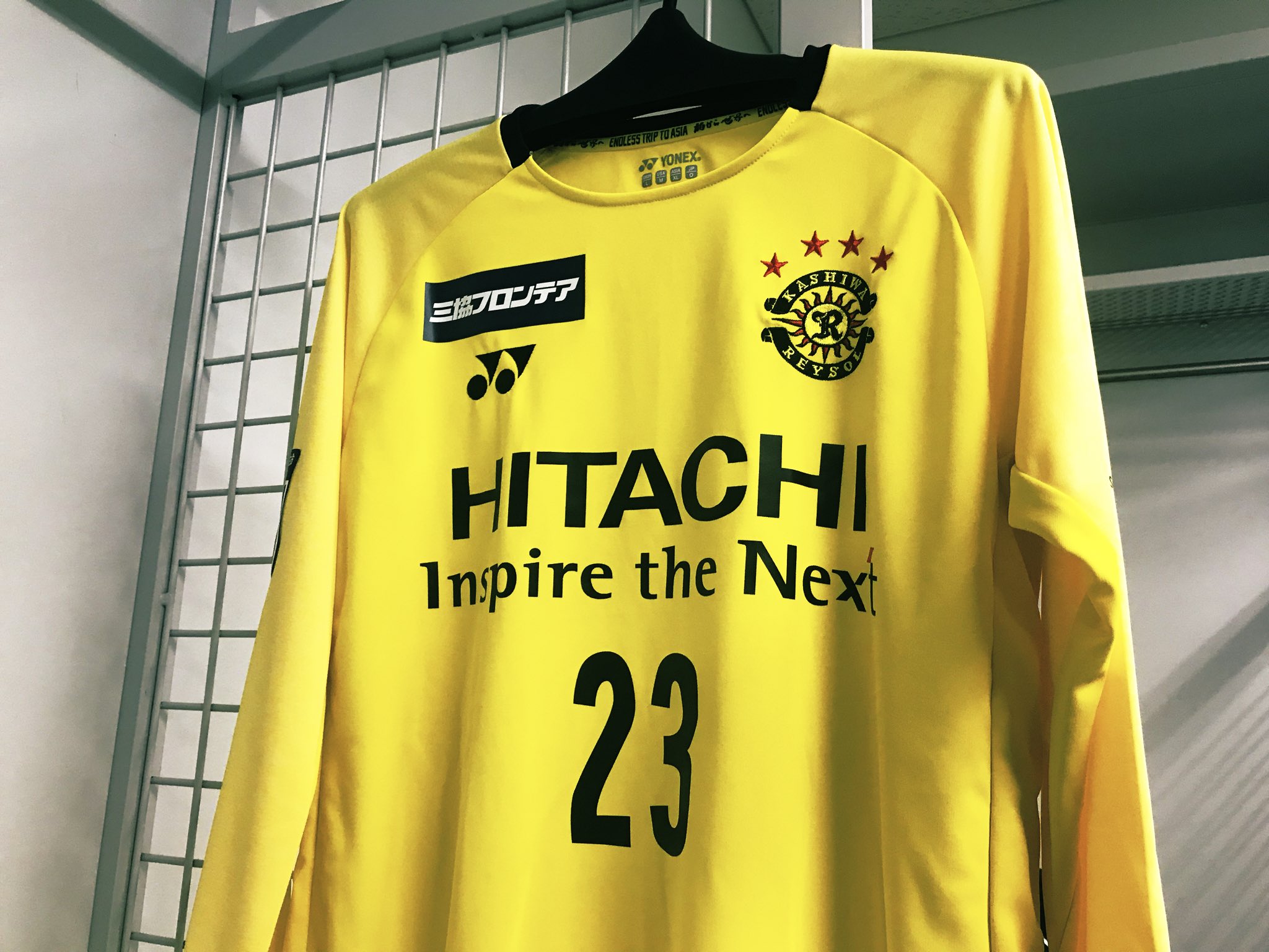 柏レイソル GKユニフォーム 2017～2018 半袖 サイズO 中村航輔 柏