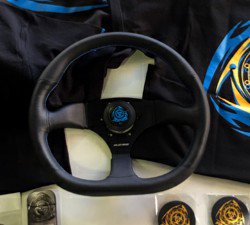 RE雨宮ステアリング(黒革×ブルーステッチ) 数量限定 #RE雨宮 #東京