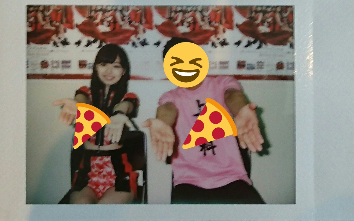 アンジュルムのチェキ かみこちゃんと2回取った～♪ 1枚目は