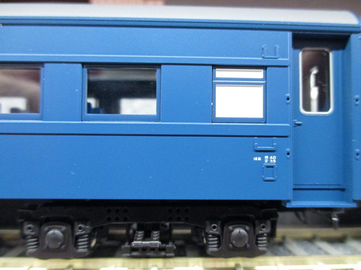 43系改装形】(HO)スハ43系客車ブルー改装形3種が入荷しました。TR43