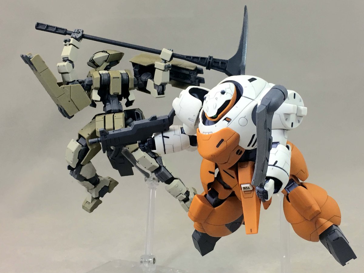 HG 1/144「ゲイレールシャルフリヒター&ランドマンロディセット」組ん